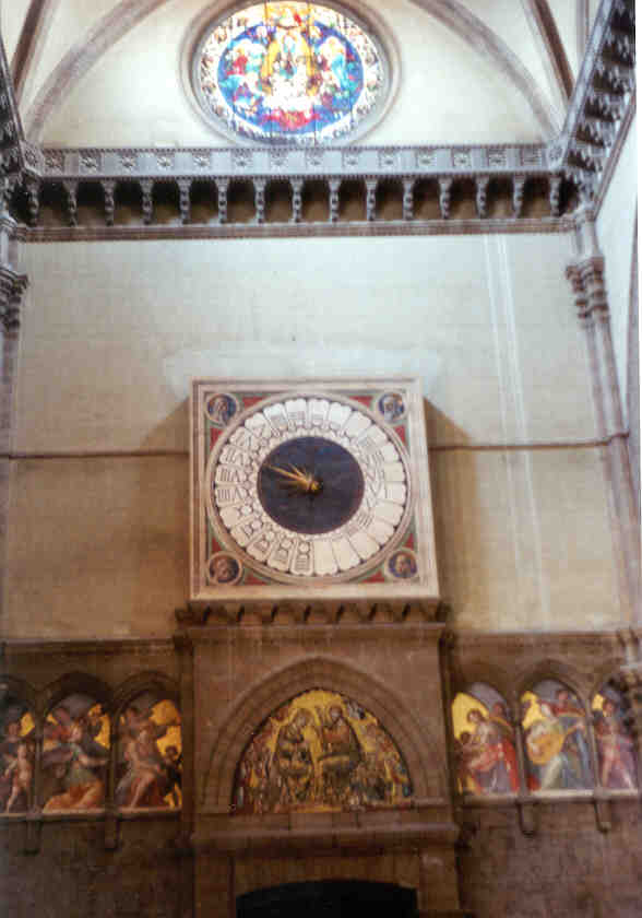 Horloge de la basilique de Florence